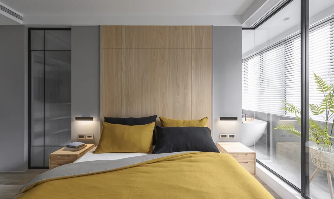 北欧简约风格家装设计室内装修效果图-卧室 北欧简约风格家装设计室内装修效果图-卧室