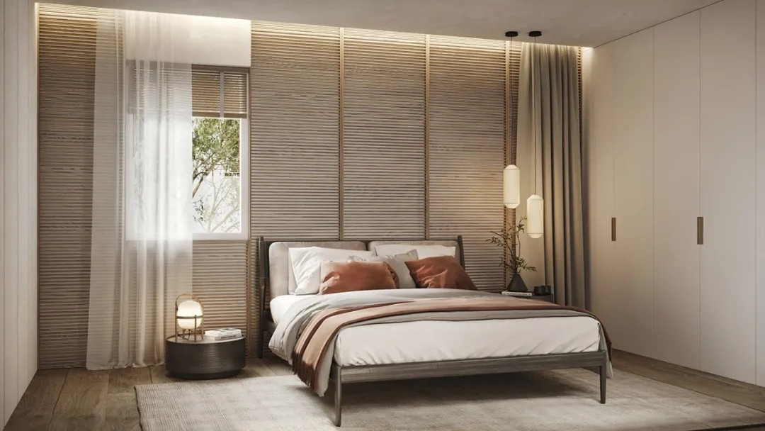 台式风格家装设计室内装修效果图-卧室 台式风格家装设计室内装修效果图-卧室