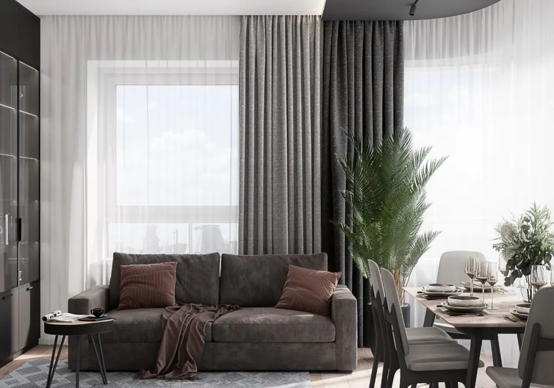 装修案例轻奢高级灰风格室内装修效果图-客厅 装修案例轻奢高级灰风格室内装修效果图-客厅