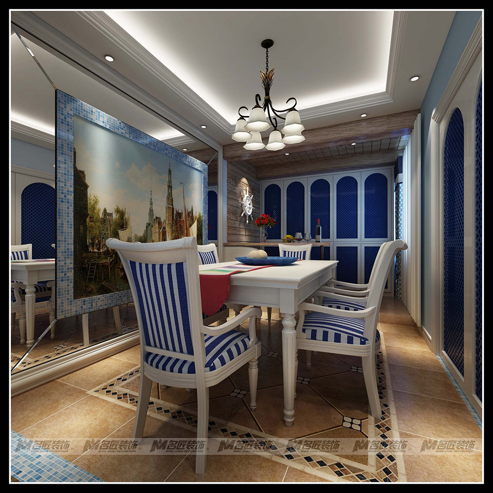 龙宸梧桐郡三居155平米北欧风格装修案例-餐厅 龙宸梧桐郡三居155平米北欧风格装修案例-餐厅