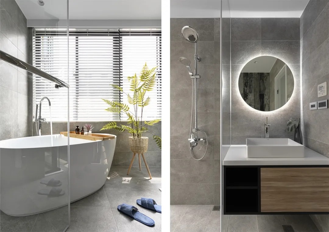 北欧简约风格家装设计室内装修效果图-卫生间 北欧简约风格家装设计室内装修效果图-卫生间