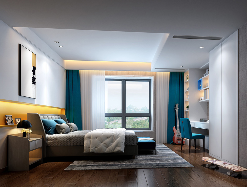 轻奢风格别墅装修设计效果图-东逸湾别墅348平米-别墅装修设计儿童房 轻奢风格别墅装修设计效果图-东逸湾别墅348平米-别墅装修设计儿童房